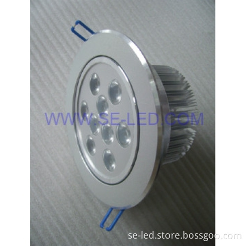 9W Bridgelux White Recessed LED Ceiling Light